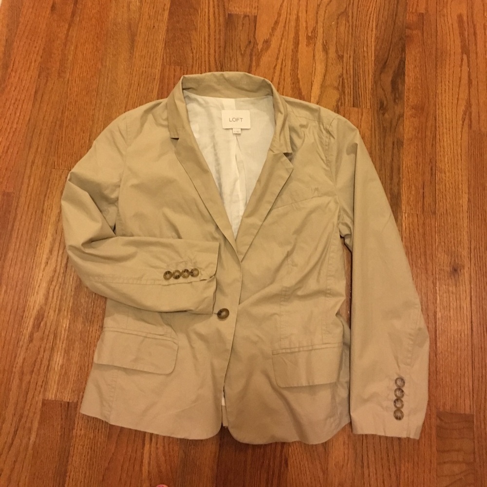 Loft 3/4 sleeve blazer