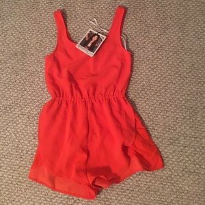 Orange romper