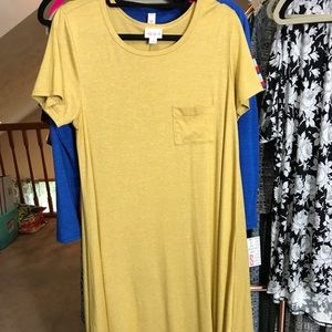 Small Mustard LuLaRoe Carly