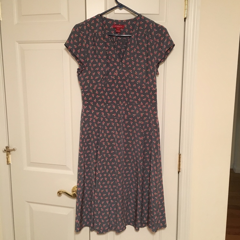 Silk dress from Sundance Catalog