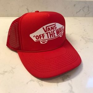 Vans Off The Wall Classic Foam Trucker Hat - Red