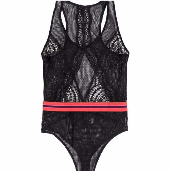 Victoria’s Secret Banded Fishnet Teddy - Picture 2 of 2