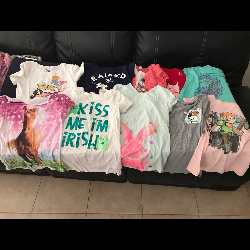10 girls tshirts