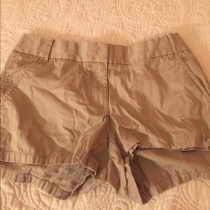 J crew khaki shorts