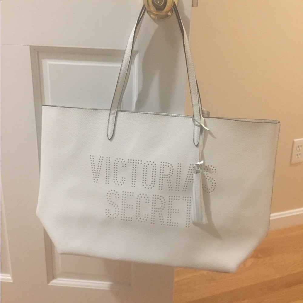 Victoria Secret white tote bag