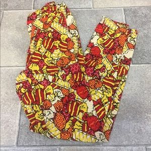 EUC OS LuLaRoe Leggings