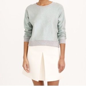 J. Crew Metallic sweatshirt