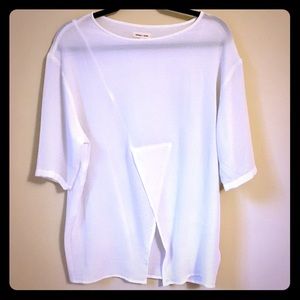 Silence + Noise Sheer Blouse Silence + Noise Sheer Blouse