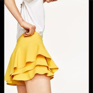 Zara ruffle skort Zara ruffle skort