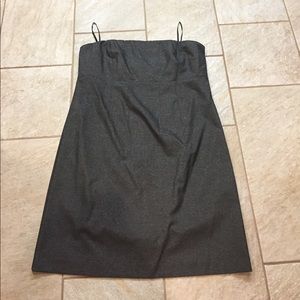GAP dark gray dress with silver threading details GAP dark gray dress with silver threading details