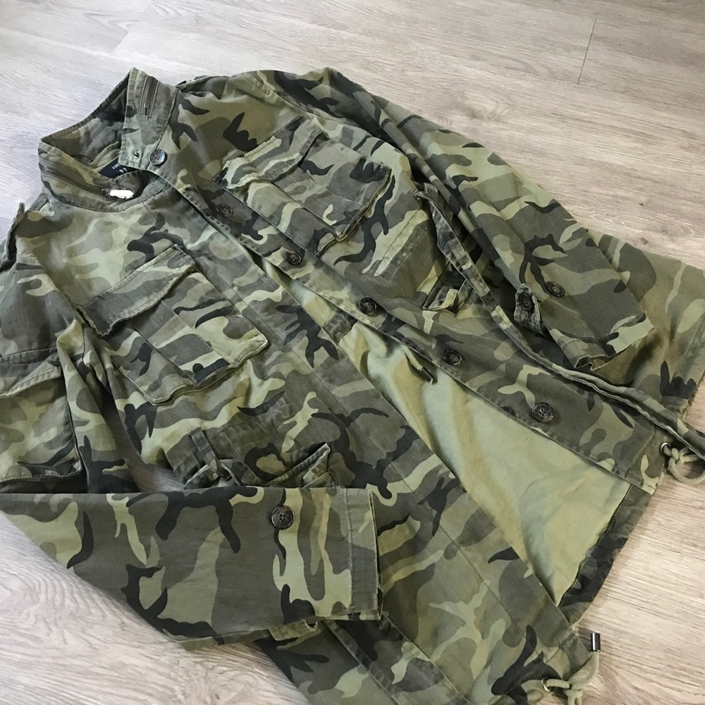 Camo utility jacket