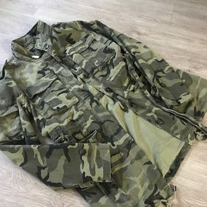 Camo utility jacket