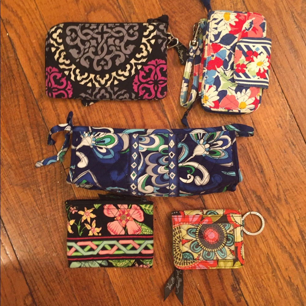 Wallet, Wristlet, and Cosmetic Case lot!
