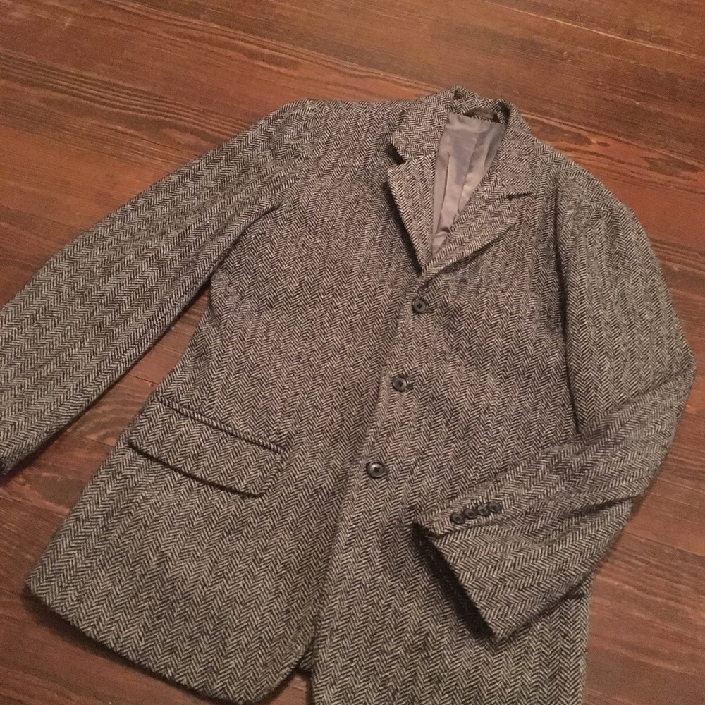 Banana Republic slim fit wool herringbone blazer - Picture 4 of 6