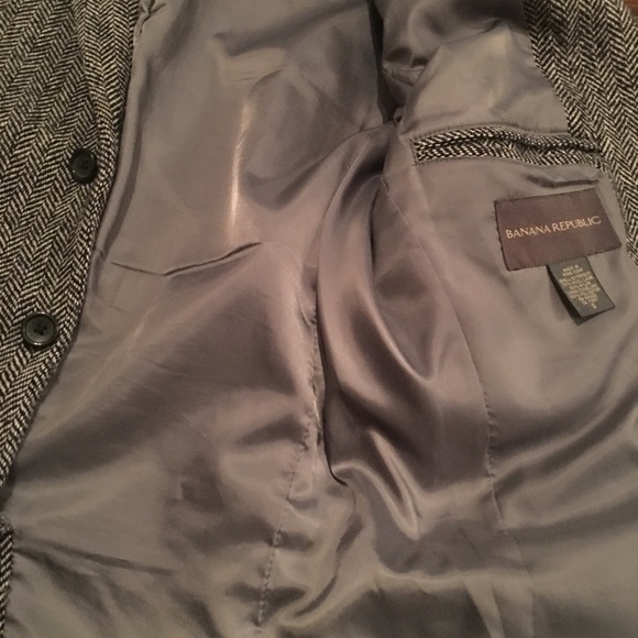 Banana Republic slim fit wool herringbone blazer - Picture 5 of 6