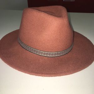 Felt hat- burnt orange