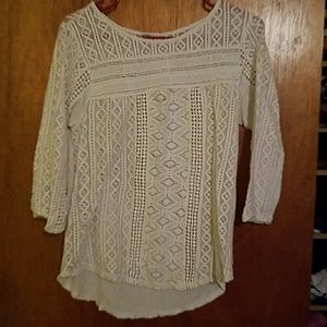 Lucky Brand 1/4 sleeve