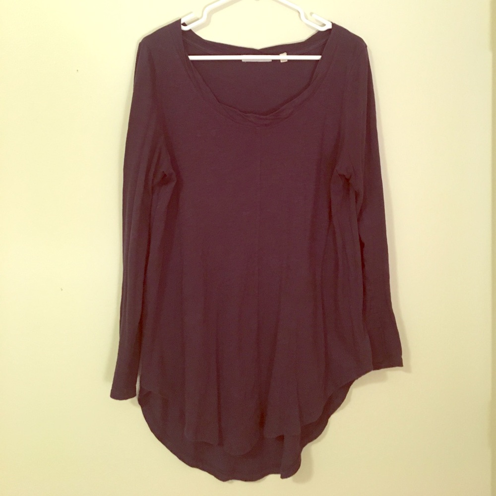 Anthropologie navy tunic