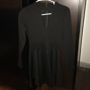 Black long sleeve dress