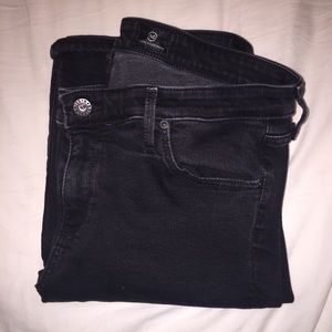 Adriano Goldschmied black "worn out" The Legging