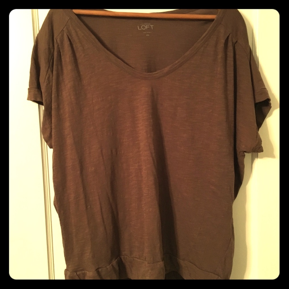 *HOST PICK* Loft Ann Taylor Brown Dolman Tee *SOLD*