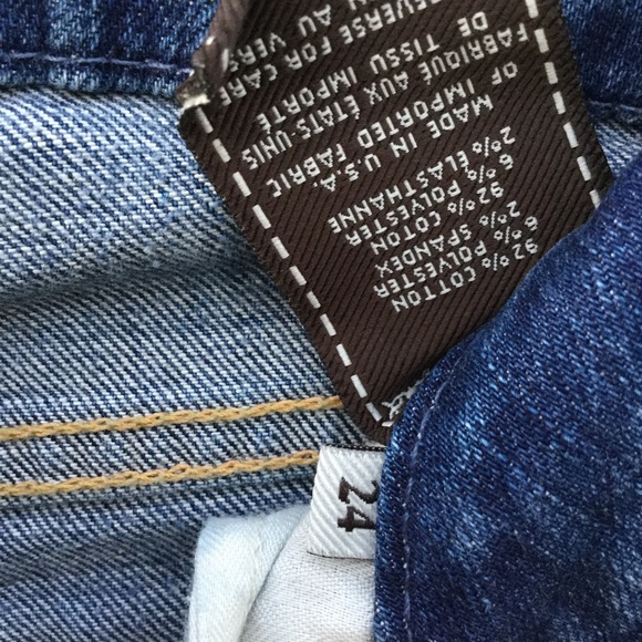 7 FOR ALL MANKIND DISTR.  THE HIGH WAISTED SKINNY - Picture 5 of 7