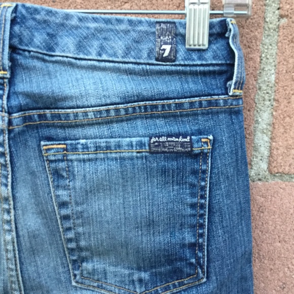 7 FOR ALL MANKIND DISTR.  THE HIGH WAISTED SKINNY - Picture 6 of 7