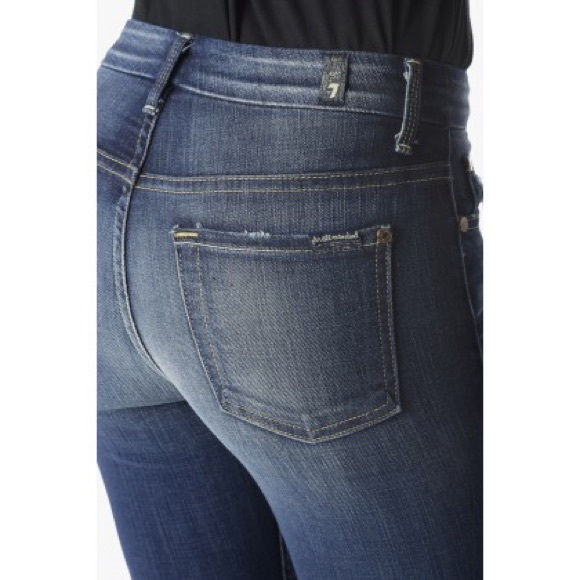 7 FOR ALL MANKIND DISTR.  THE HIGH WAISTED SKINNY - Picture 2 of 7