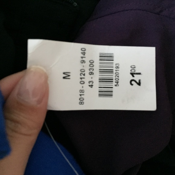 BLUE asymmetrical maxi skirt - Picture 3 of 3