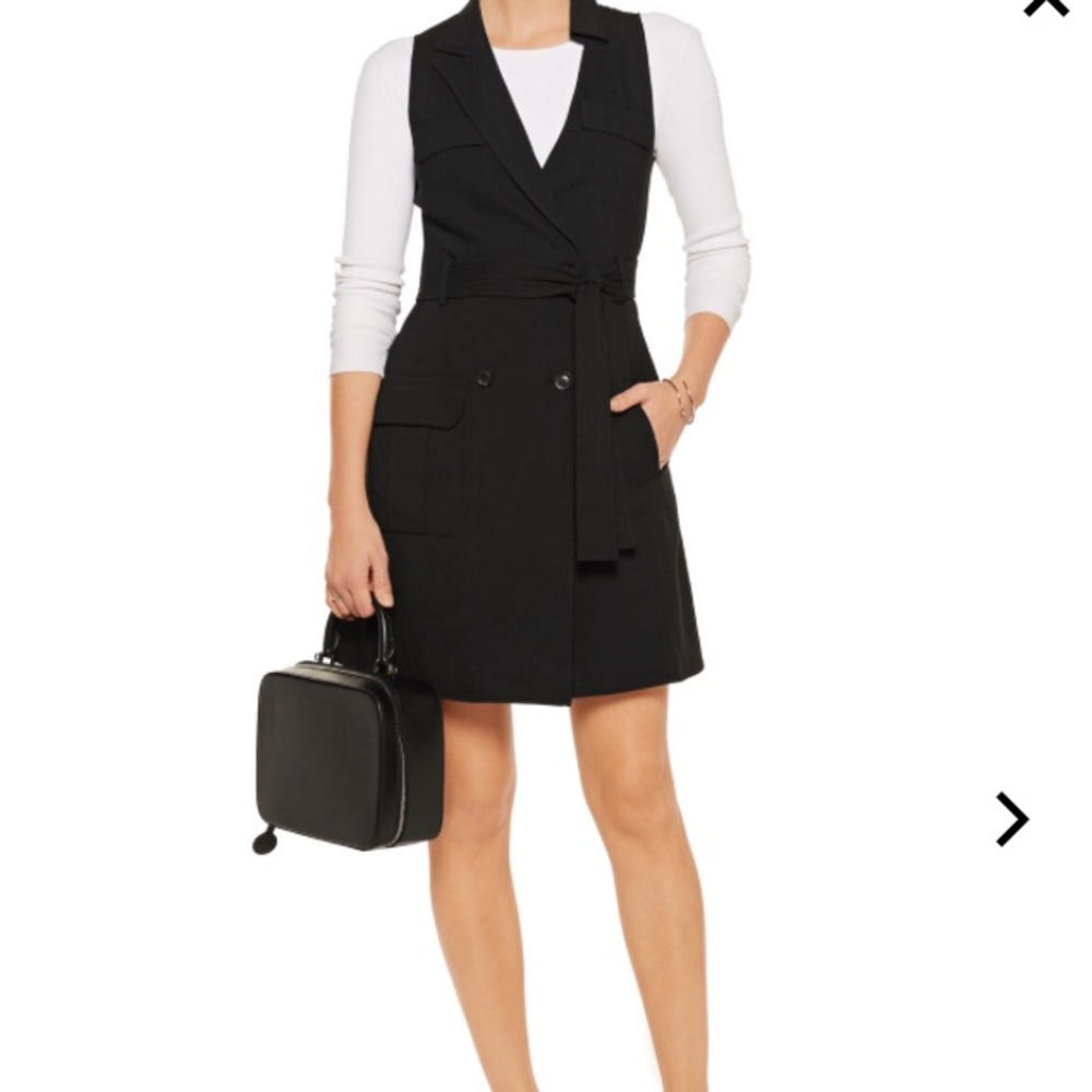 (Marissa Webb) Black Gretchen Wrap Dress NWT!