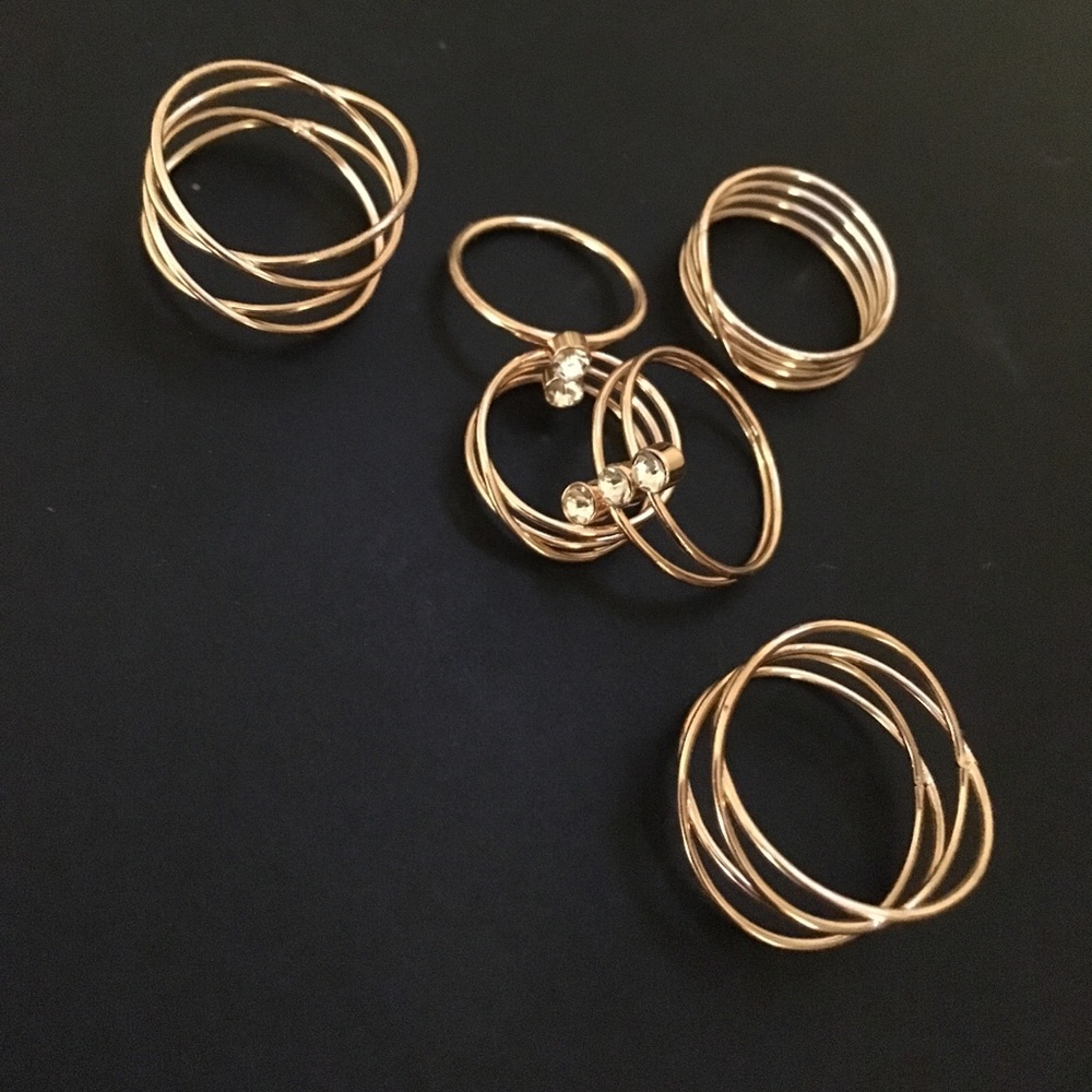 Gold ring set