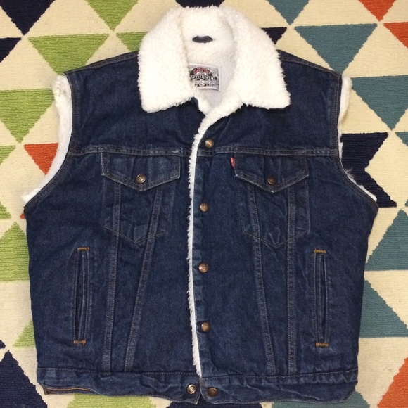 Levi's Other - Rare Levi's Shearling Linned Vest