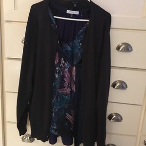 Cardigan and blouse