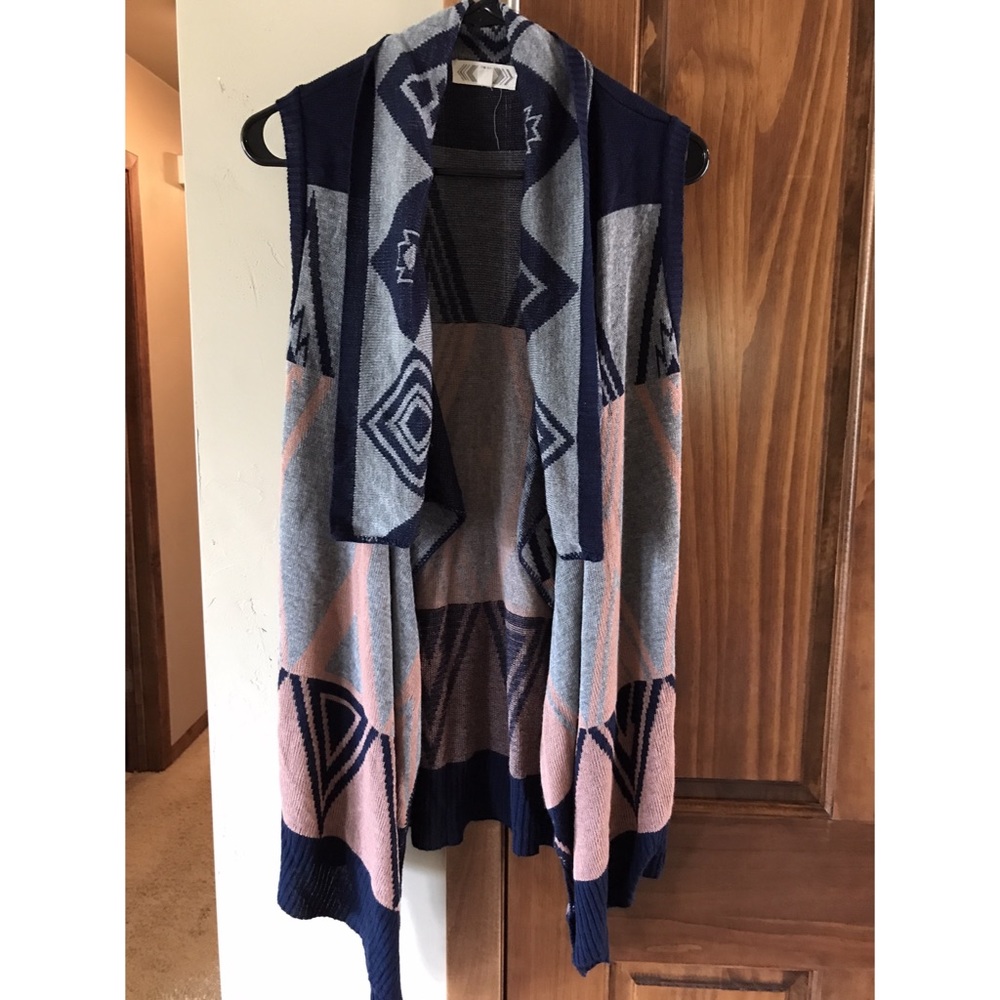 Open Cardigan Vest