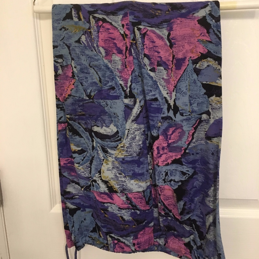 VTG 80’s Rayon Drawstring Pants