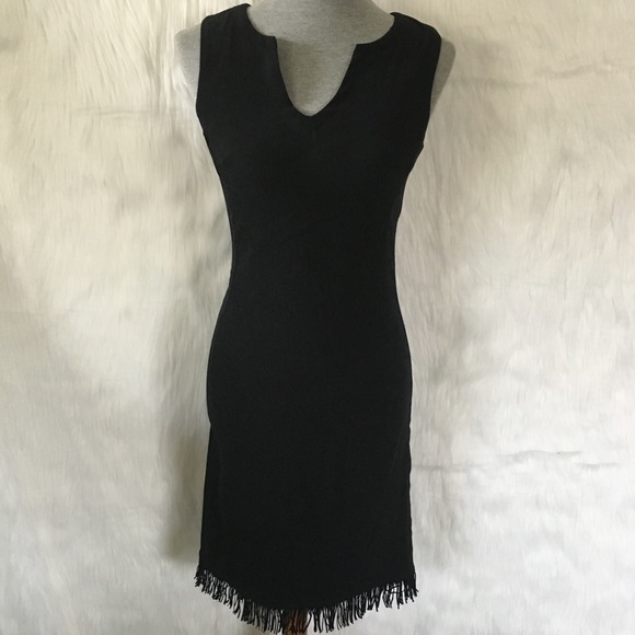 ✨ Vintage Rampage Faux Suede Fringe Bodycon Dress - Picture 1 of 4