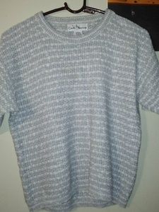 Lavender short sleeve sweater