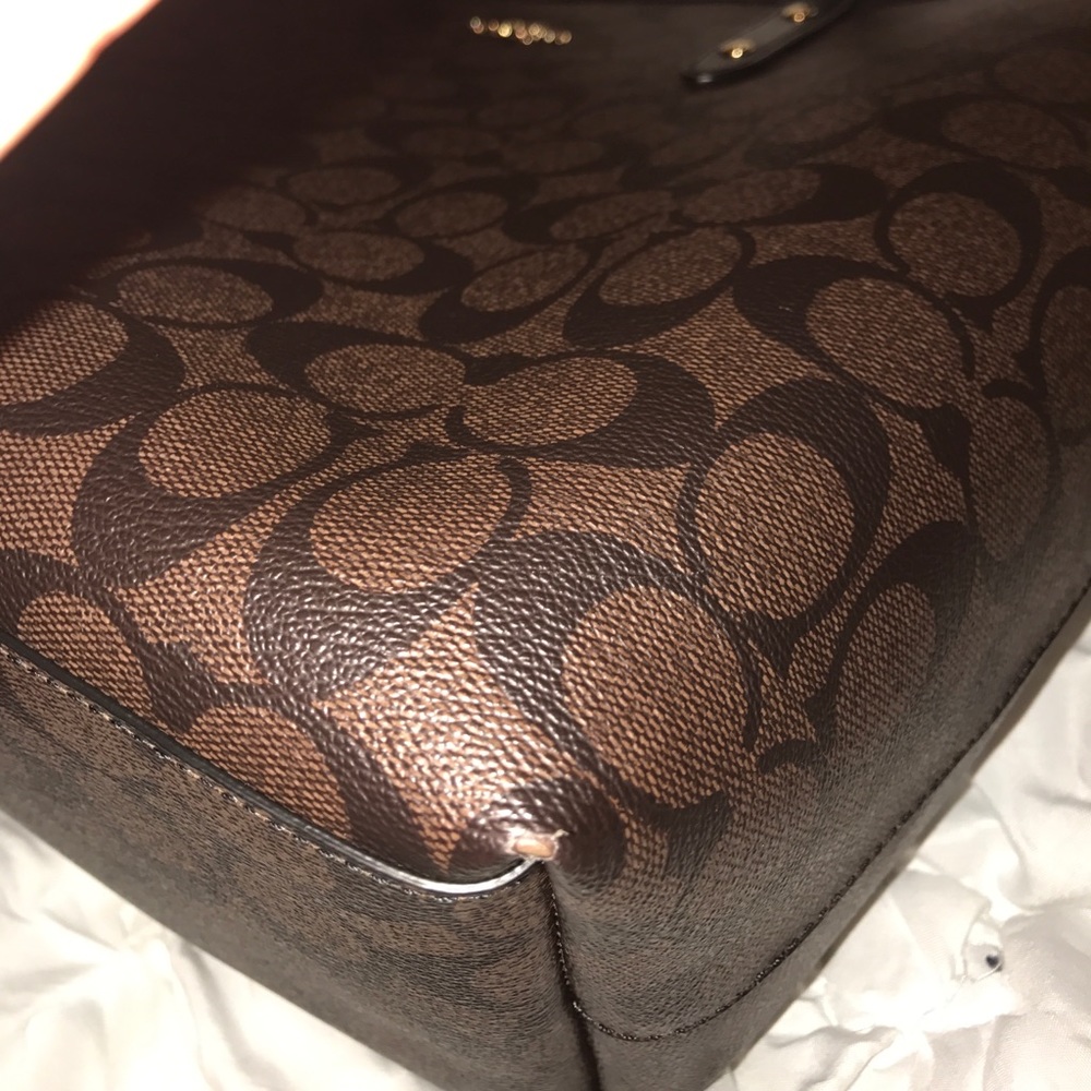 Coach tote double zipper wallet change purse - Picture 2 of 8