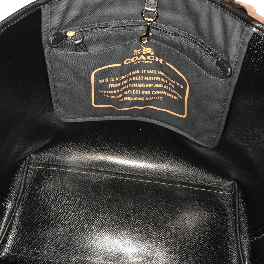 Coach tote double zipper wallet change purse - Picture 3 of 8