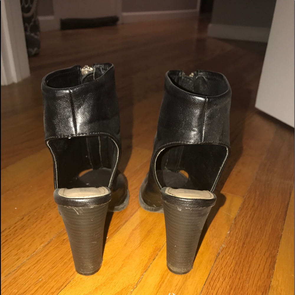 Zipper open toe booties - Picture 3 of 3