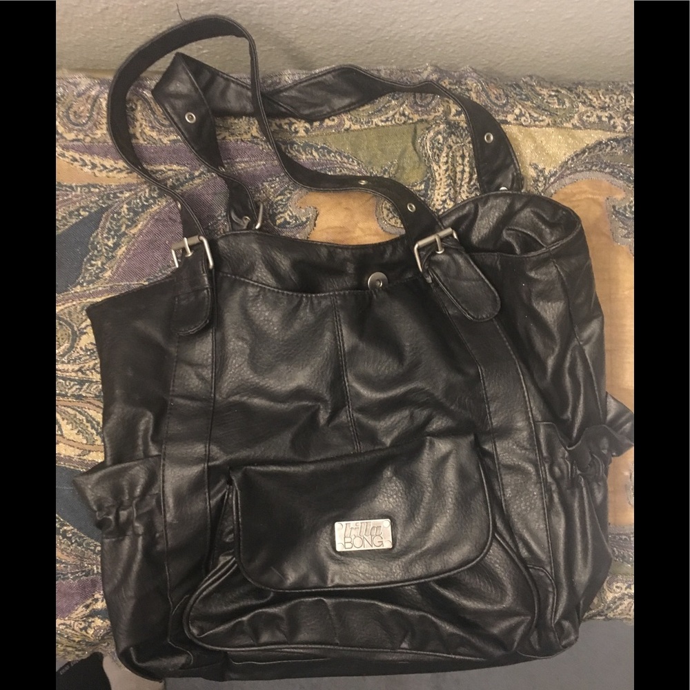 Faux Leather Billabong Purse