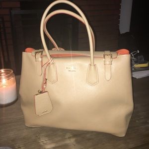 Prada classic tote bag nude color