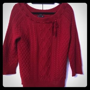 Club Monaco Red Sweater