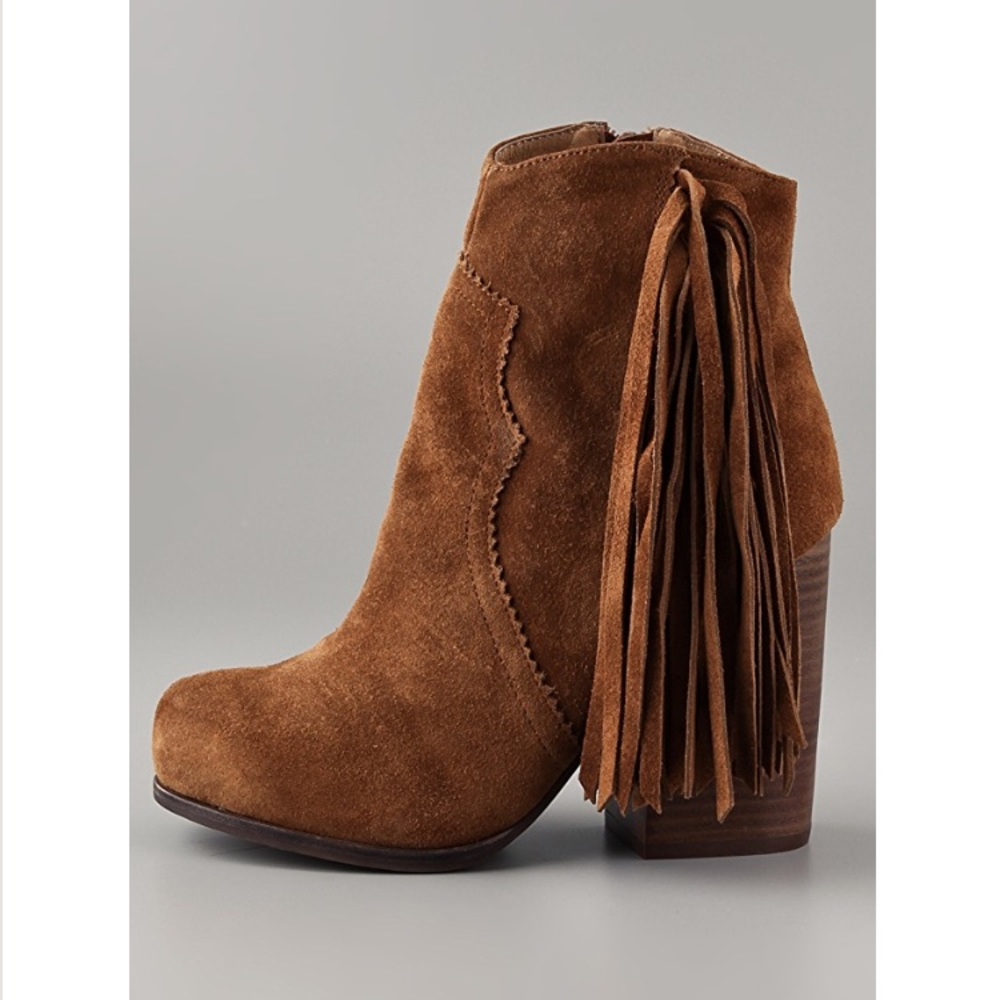 Jeffrey Campbell Fringe Booties Sz. 8