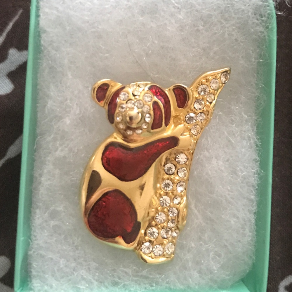Vintage Stunning Panda  Brooch