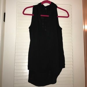 Black button down blouse Black button down blouse