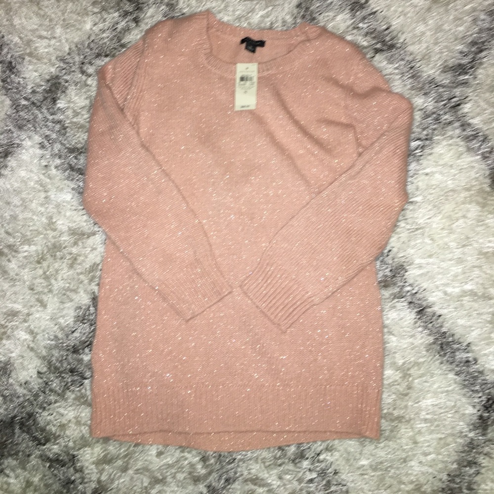 Ann Taylor cropped sleeve sweater