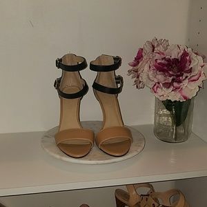 Black and nude sandals Black and nude sandals