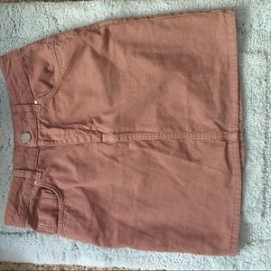 ASOS pink denim skirt ASOS pink denim skirt