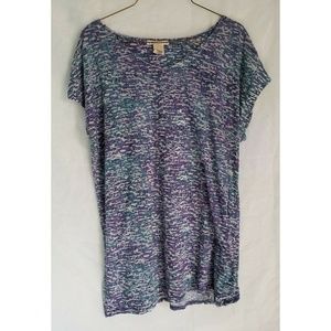 Ruff Hewn Sheer Short Sleeved Top